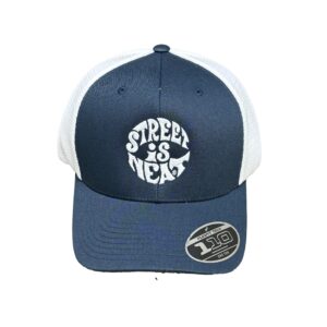 NAVY STREET IS NEAT CENTER LOGO MESH CAP