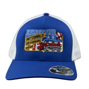 57th SRN Cap Light Blue Front White Mesh Back Cap