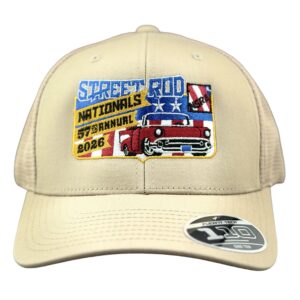 57th SRN Tan Mesh Back Cap