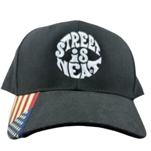 Black Street is Neat Flag Cap