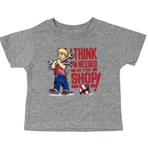 I Think I'm Needed In The Shop Kids Tee